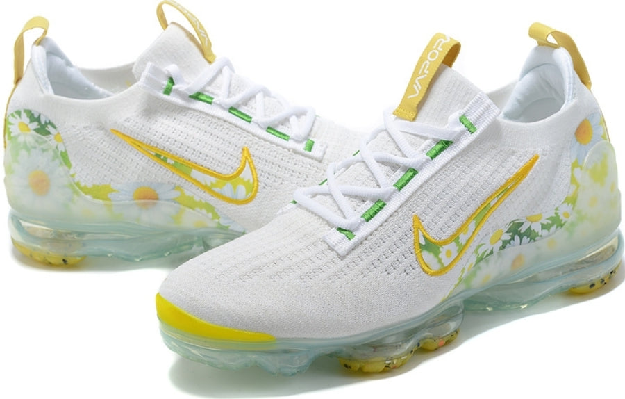 Nike vapormax 2021 White Yellow Fleural