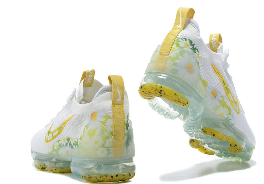 Nike vapormax 2021 White Yellow Fleural