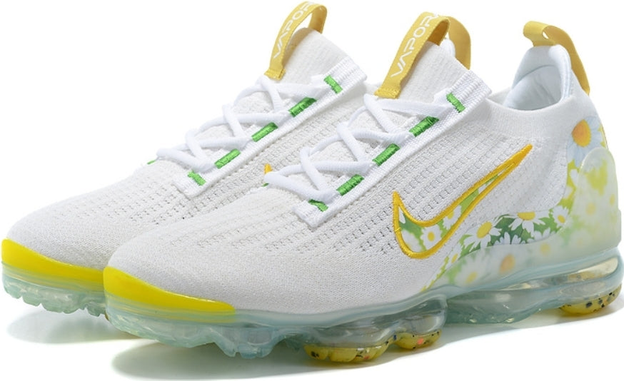 Nike vapormax 2021 White Yellow Fleural