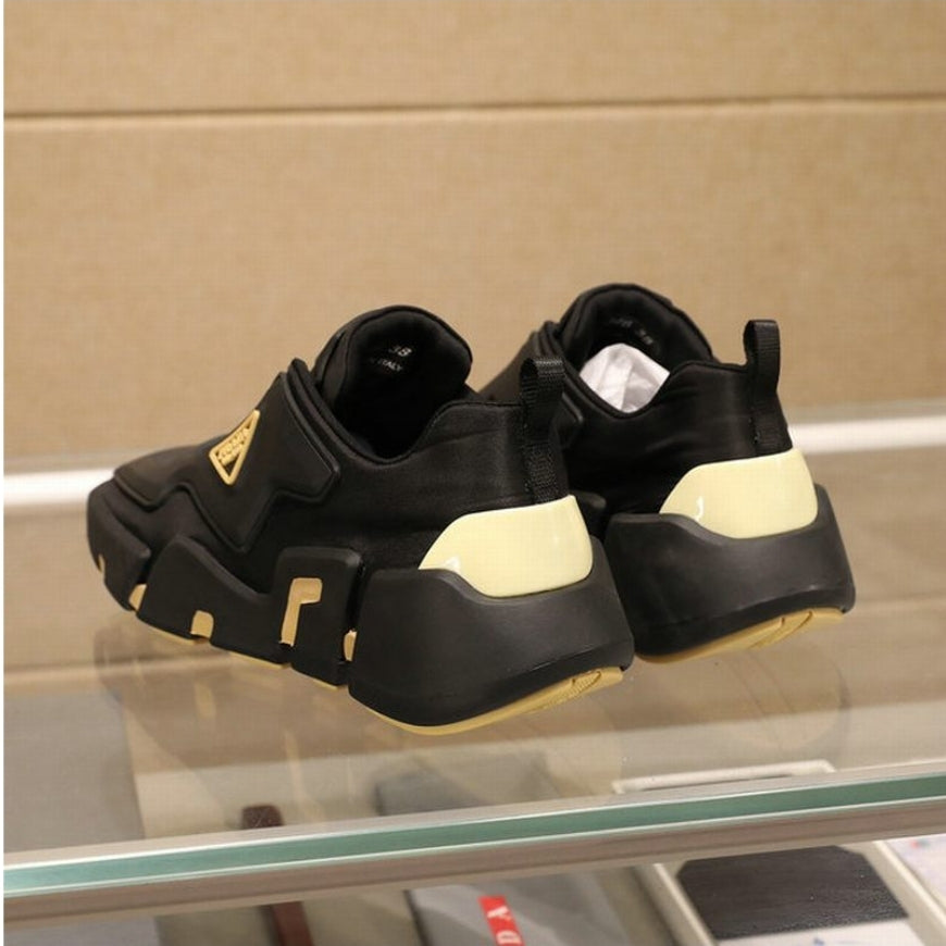 Baskets sneakers Prada Techno Stretch  Black Yellow