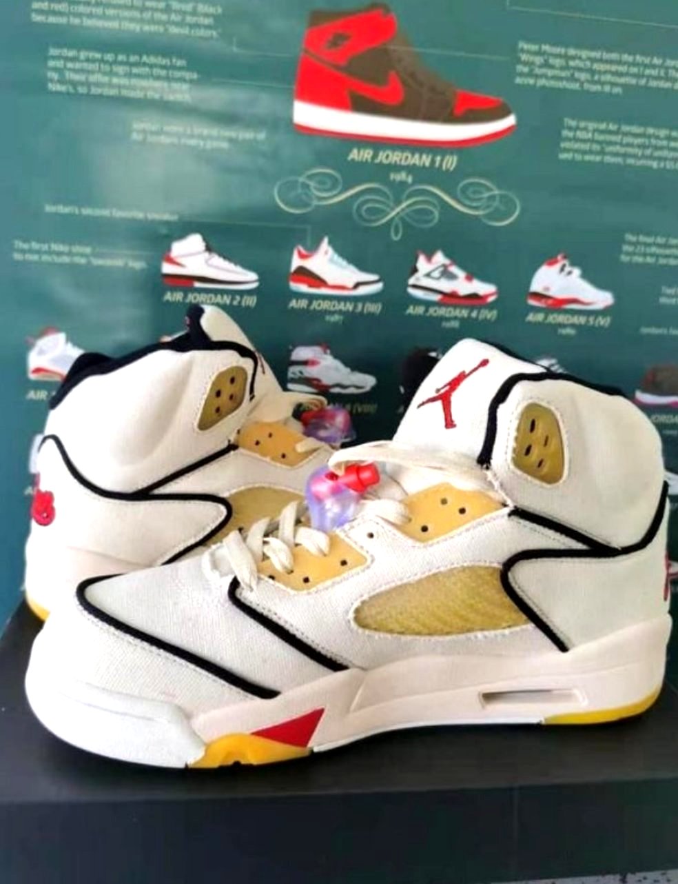 Les baskets Air Jordan 5 offrent un style audacieux et une performance exceptionnelle. leur design unique emblématique. Pas cher. Le moins cher. 