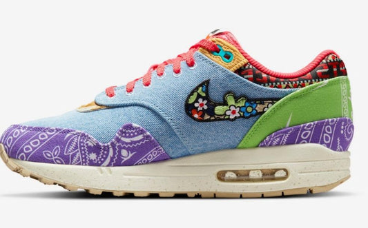 Les baskets Nike Air Max 1 sont iconiques pour leur style emblématique.retro incontournable pas cher. Le moins cher.exceptionnel 
