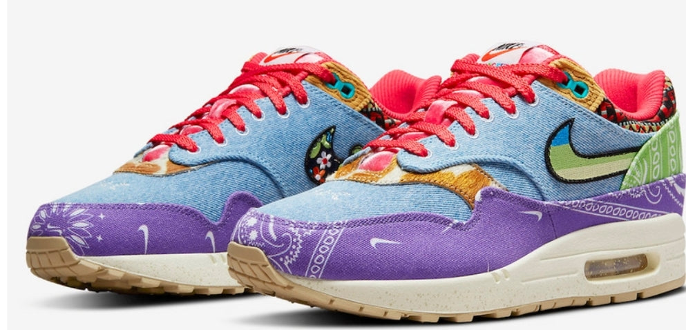 Les baskets Nike Air Max 1 sont iconiques pour leur style emblématique.retro incontournable pas cher. Le moins cher.exceptionnel 