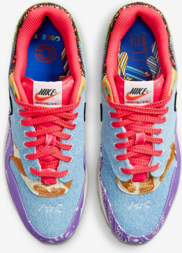Les baskets Nike Air Max 1 sont iconiques pour leur style emblématique.retro incontournable pas cher. Le moins cher.exceptionnel 