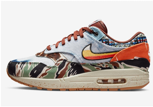 Les baskets Nike Air Max 1 sont iconiques pour leur style emblématique.retro incontournable pas cher. Le moins cher.exceptionnel 