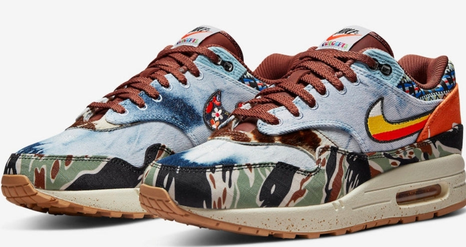 Les baskets Nike Air Max 1 sont iconiques pour leur style emblématique.retro incontournable pas cher. Le moins cher.exceptionnel 