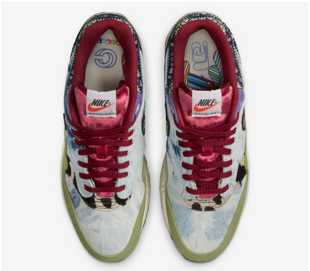 Les baskets Nike Air Max 1 sont iconiques pour leur style emblématique.retro incontournable pas cher. Le moins cher.exceptionnel 