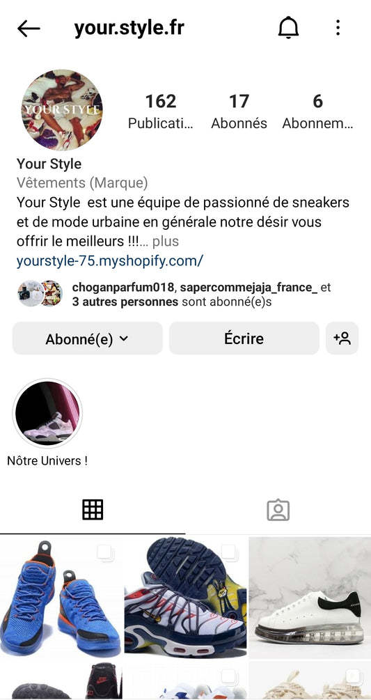 Your.style.fr notre instagram