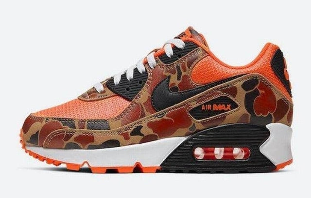 New Nike Air Max 90 'Orange Duck Camo' |Women's