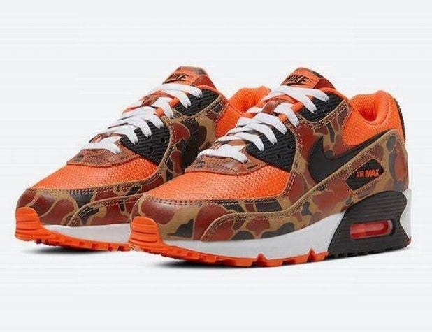 New Nike Air Max 90 'Orange Duck Camo' |Women's