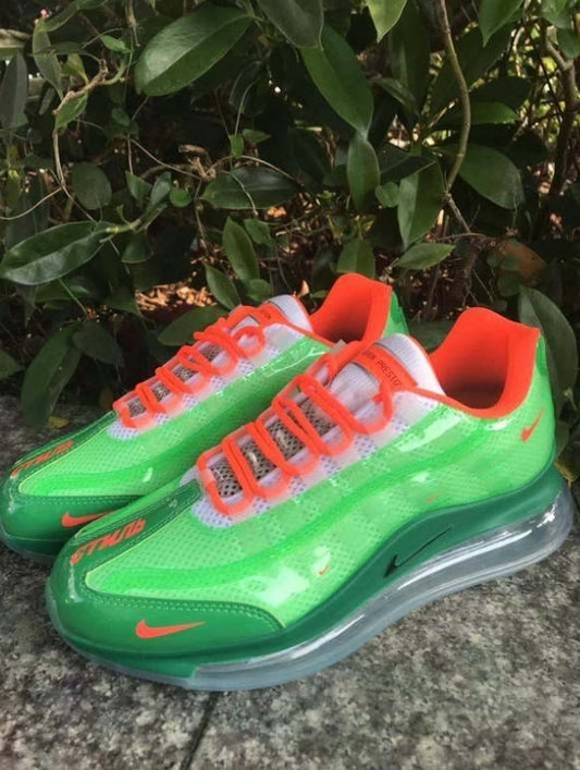 Les baskets Nike Air Max 720 95 Femme marient le design emblématique des Air Max 95 avec l'innovation moderne de l’unité Air Max 720.