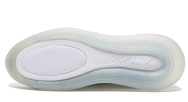 NIKE AIR MAX 720 (GS)
 White/ White-Mtlc Platinum-Pure Platinum Femme