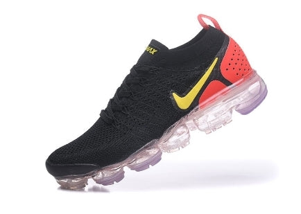 Nike Air VaporMax Flyknit 2.0 
" Black Laser Orange Total Crimson " Femme