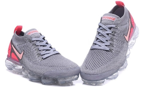 Nike Air VaporMax Flyknit 2.0 " Atmosphere Grey Crimson Pulse  "  Femme