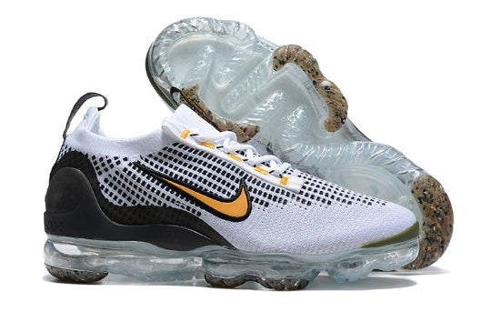 Nike Air VaporMax 2021 FK White - Black Kumquat Femme