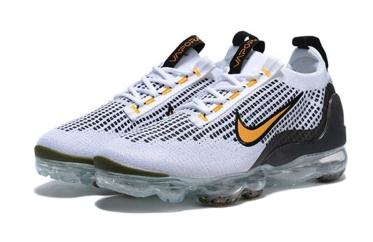 Nike Air VaporMax 2021 FK White - Black Kumquat Femme