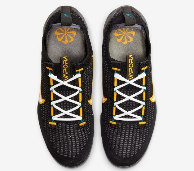 Nike Air VaporMax 2021 FK
 Black University Gold
 Women