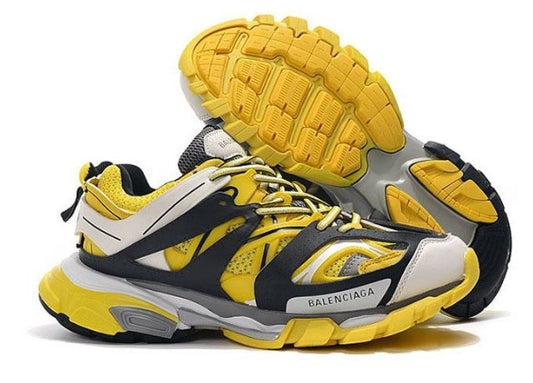 les sneakers Balenciaga Triple S "Beige Green Yellow" Femme sont un témoignage de l'engagement de Balenciaga à combiner style et innovation.
