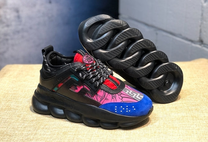  les sneakers Versace Femme sont un témoignage de l'engagement de Versace à combiner style et extravagance. Exceptionnel 