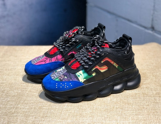  les sneakers Versace Femme sont un témoignage de l'engagement de Versace à combiner style et extravagance. Exceptionnel 