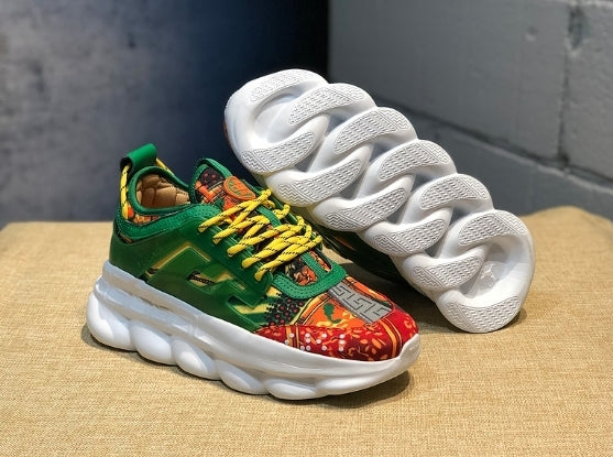  les sneakers Versace Femme sont un témoignage de l'engagement de Versace à combiner style et extravagance. Exceptionnel 