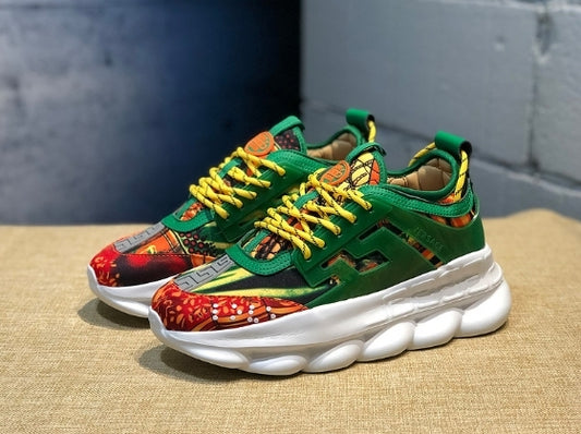 les sneakers Versace Femme sont un témoignage de l'engagement de Versace à combiner style et extravagance. Exceptionnel 
