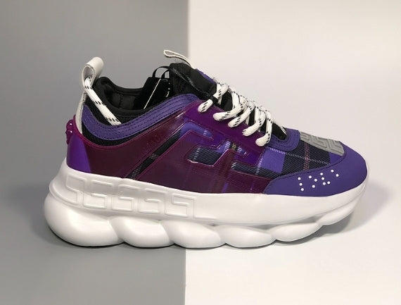  les sneakers Versace Femme sont un témoignage de l'engagement de Versace à combiner style et extravagance. Exceptionnel 