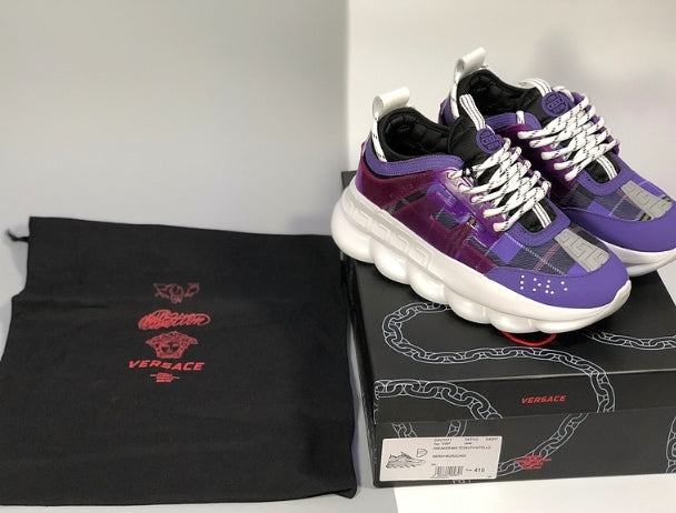  les sneakers Versace Femme sont un témoignage de l'engagement de Versace à combiner style et extravagance. Exceptionnel 