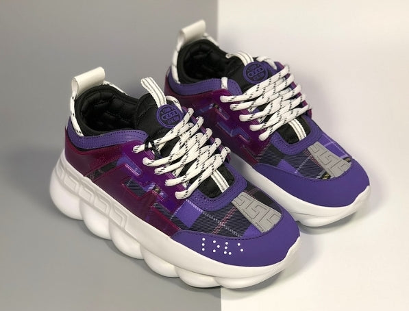  les sneakers Versace Femme sont un témoignage de l'engagement de Versace à combiner style et extravagance. Exceptionnel 