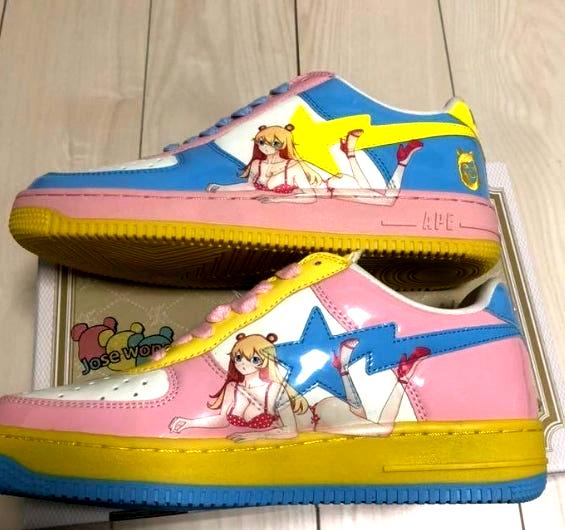 Bapesta Low Shoes "
 Tri-Color Pink (2018) " Woman