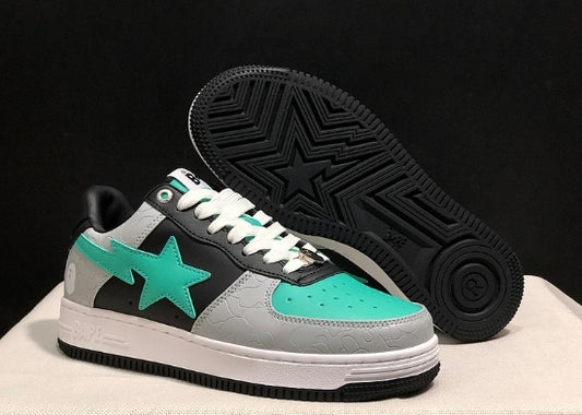 Chaussure Bapesta  Low
" Grey Green "Femme