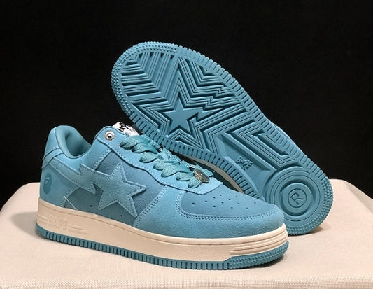 Chaussure Bapesta low
 " BLUE "  Femme