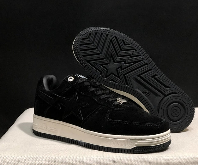 Chaussure Bapesta"  Black Suede " Femme