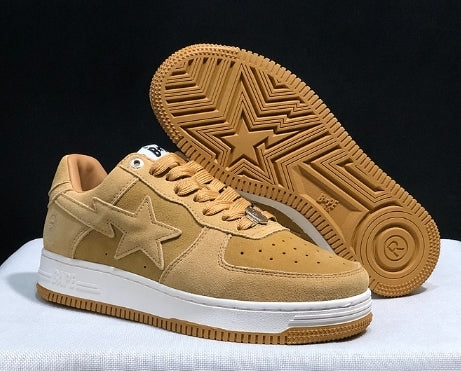 Chaussure Bapesta Low 
"Beige Suede" Femme