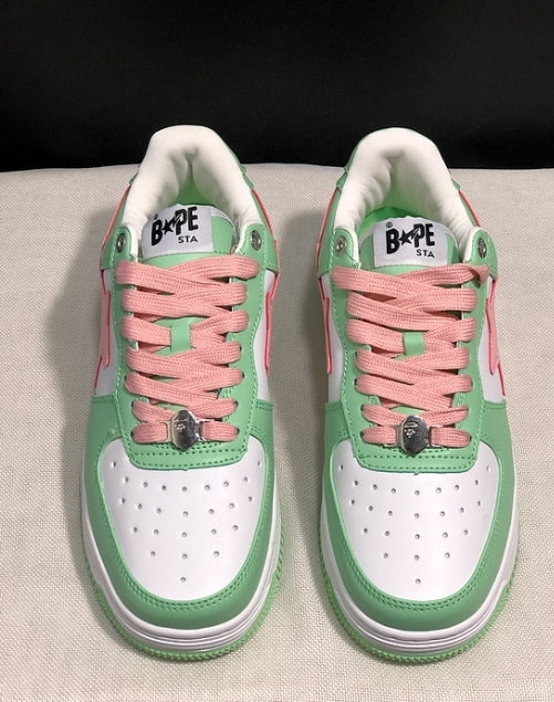 Chaussure Bapesta Low "Pastel Green" Femme
