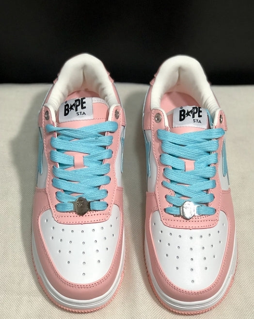 Chaussure Bapesta Low  'PASTEL PINK'  Femme
