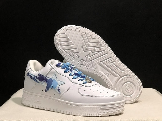 Chaussure Bapesta Low" 
ABC Camo White Blue (2022) " Femme