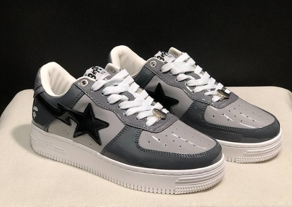 Chaussure Bapesta Low " Grey Camo "  Femme