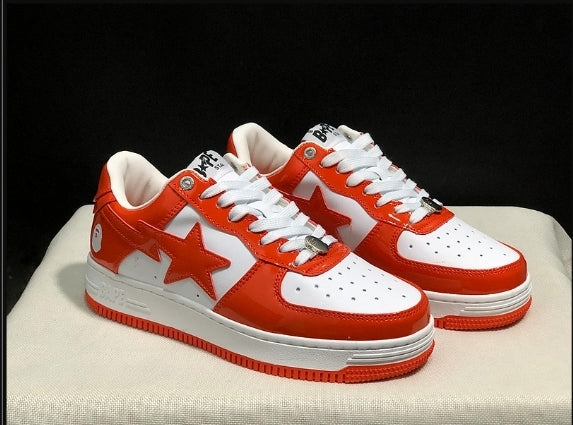 Chaussure Bapesta Low   " Red "Femme