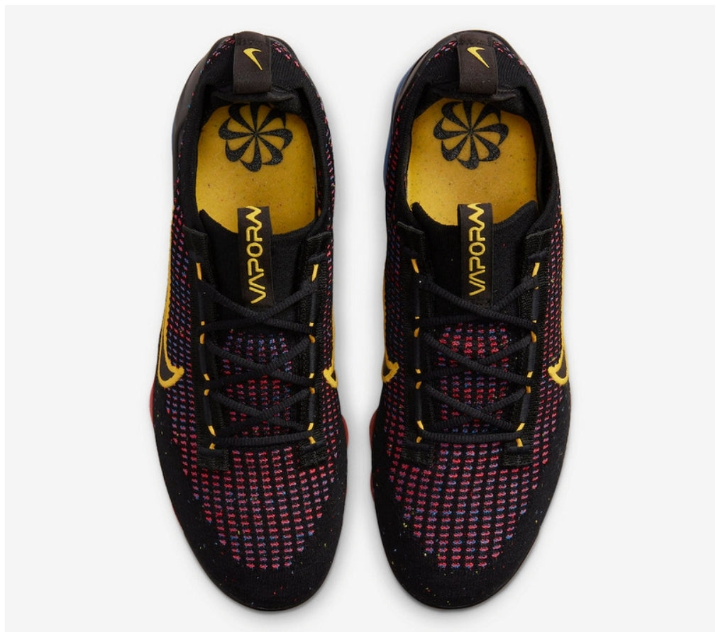 Nike Air VaporMax 2021 FKBlack Photo Blue Crimson Gold