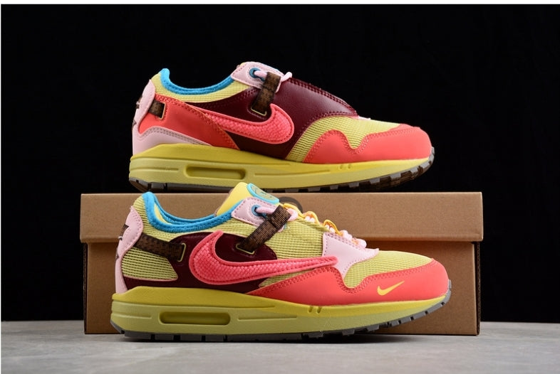 Les baskets Nike Air Max 1 sont iconiques pour leur style emblématique.retro incontournable pas cher. Le moins cher.exceptionnel 