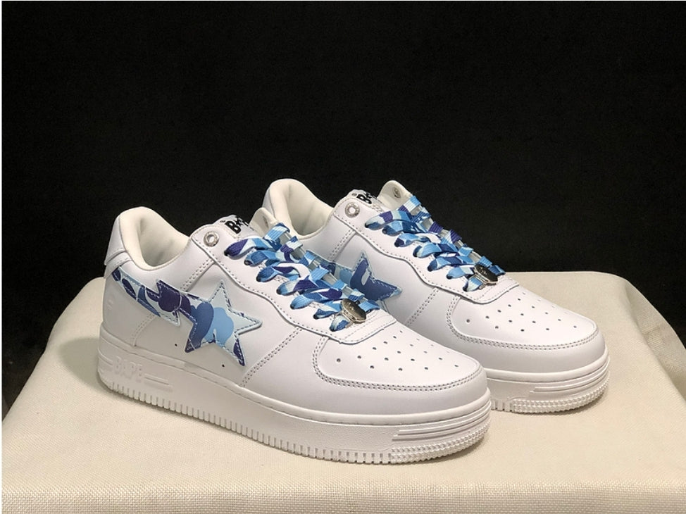 Baskets sneakers Bape Sta Low
ABC Camo White Blue (2022)