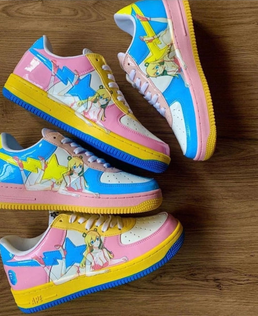 Bapesta Low Shoes "
 Tri-Color Pink (2018) " Woman