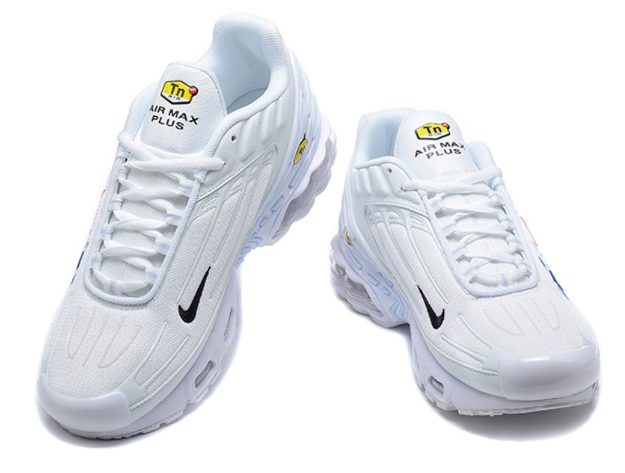 baskets Nike Tn  Air Max Plus 3White Multi Swoosh (GS)